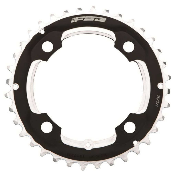 Plato MTB FSA Pro 104 BCD 36 dientes negro WB272B
