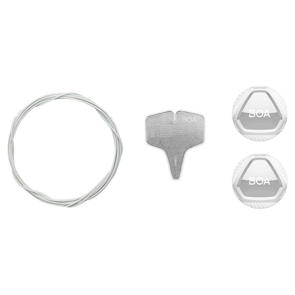 Chiusura Boa Fizik (L6 Dial D) Artica e Tempo GTX destra e sinistra - Bianco