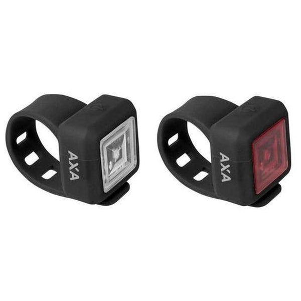 Set di luci a batteria AXA Niteline 11 LED, nero