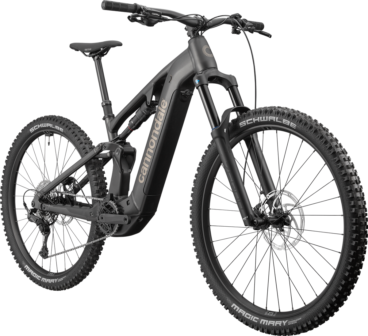 CANNONDALE MOTERRA 4 PLUS — Negro — Vista tres cuartos