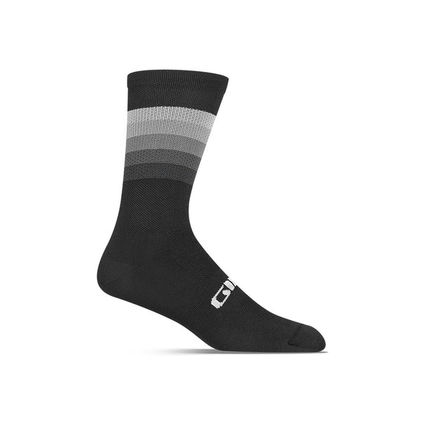 Giro Racer High Rise Bright Socken Grau