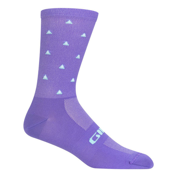 Giro Racer High Rise Bright Socken Grau