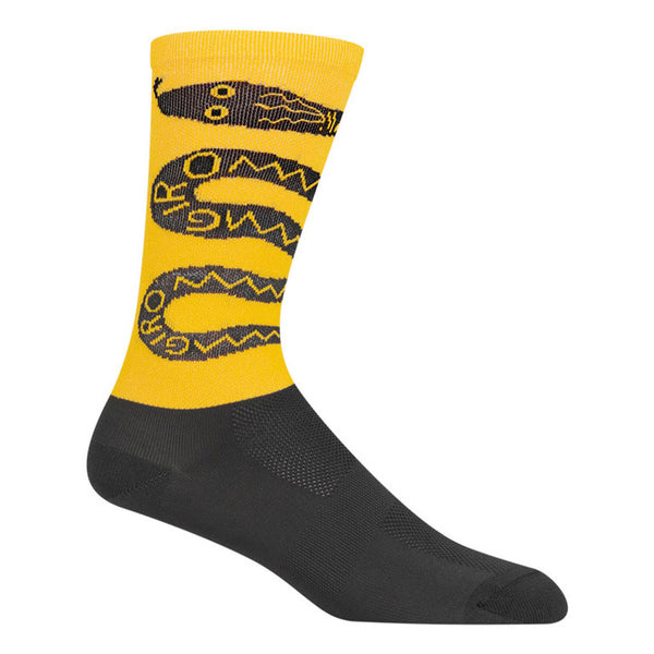 Giro Racer High Rise Bright Socken Grau