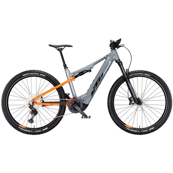 Bicicletta elettrica KTM Macina Chacana 691 LTD Vital Blue (argento + arancione)