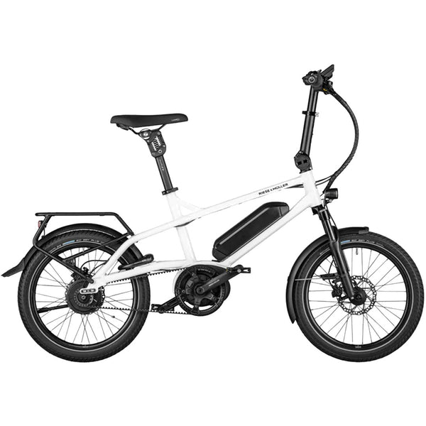 Bicicleta eléctrica Riese Müller Tinker Vario Blanca