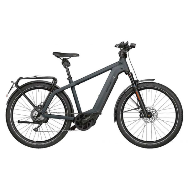 Bicicletta elettrica da turismo misto Riese & Müller Charger 3, grigia