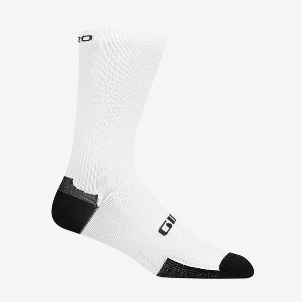 Chaussettes blanches de l'équipe Giro HRC