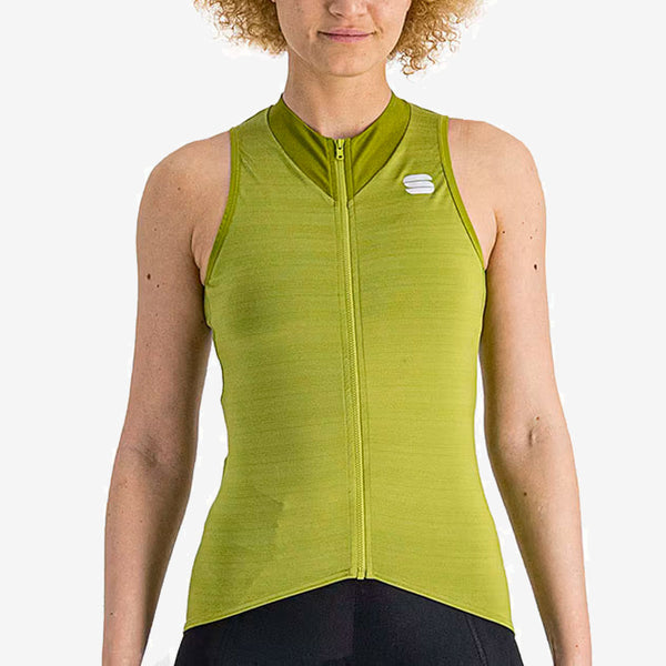 Kelly green W tank leotard