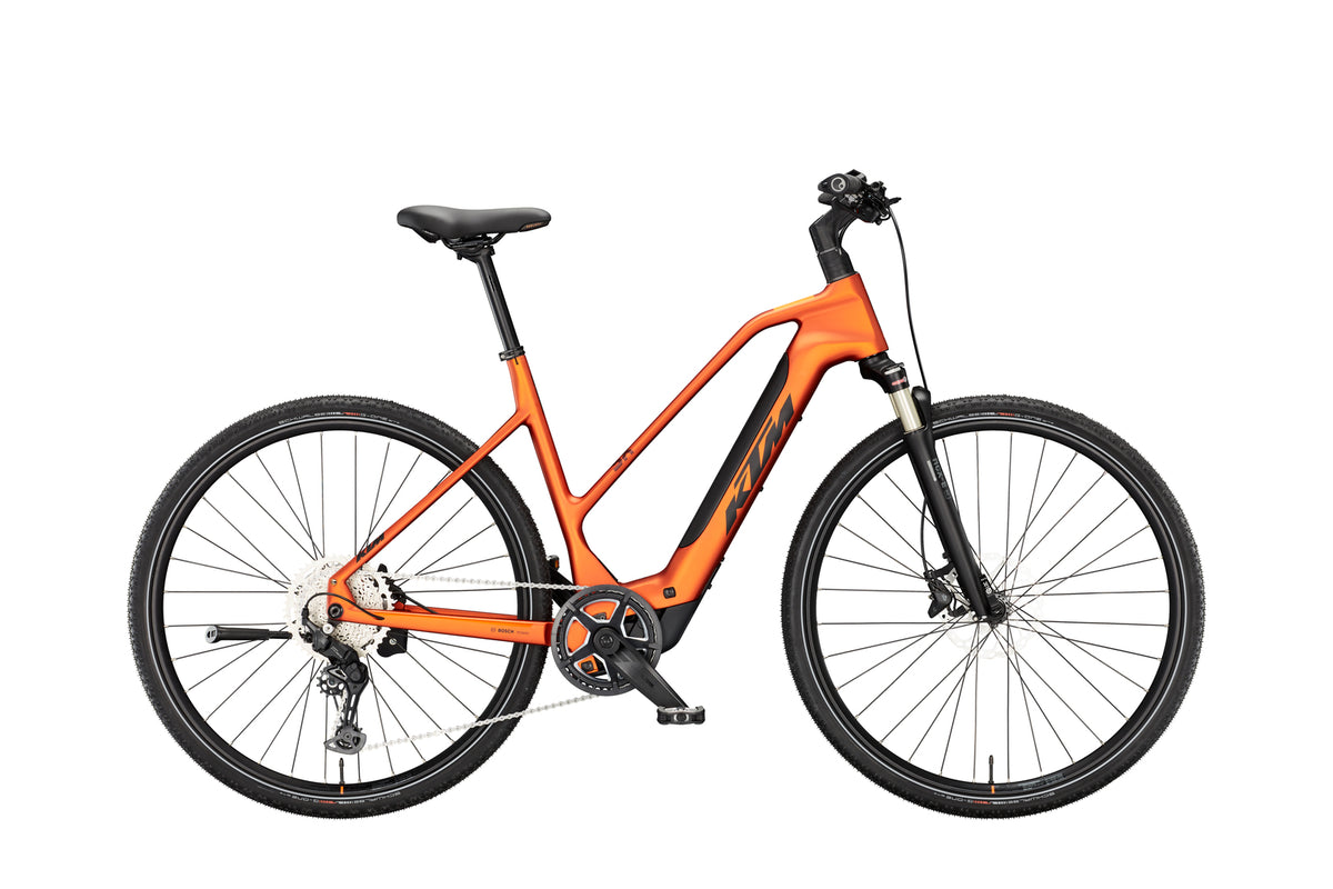 MACINA CROSS SX ELITE TRAPEZE — Naranja — Vista lateral