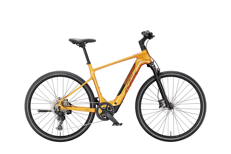 MACINA CROSS SX ELITE ALTO — Naranja — Vista lateral