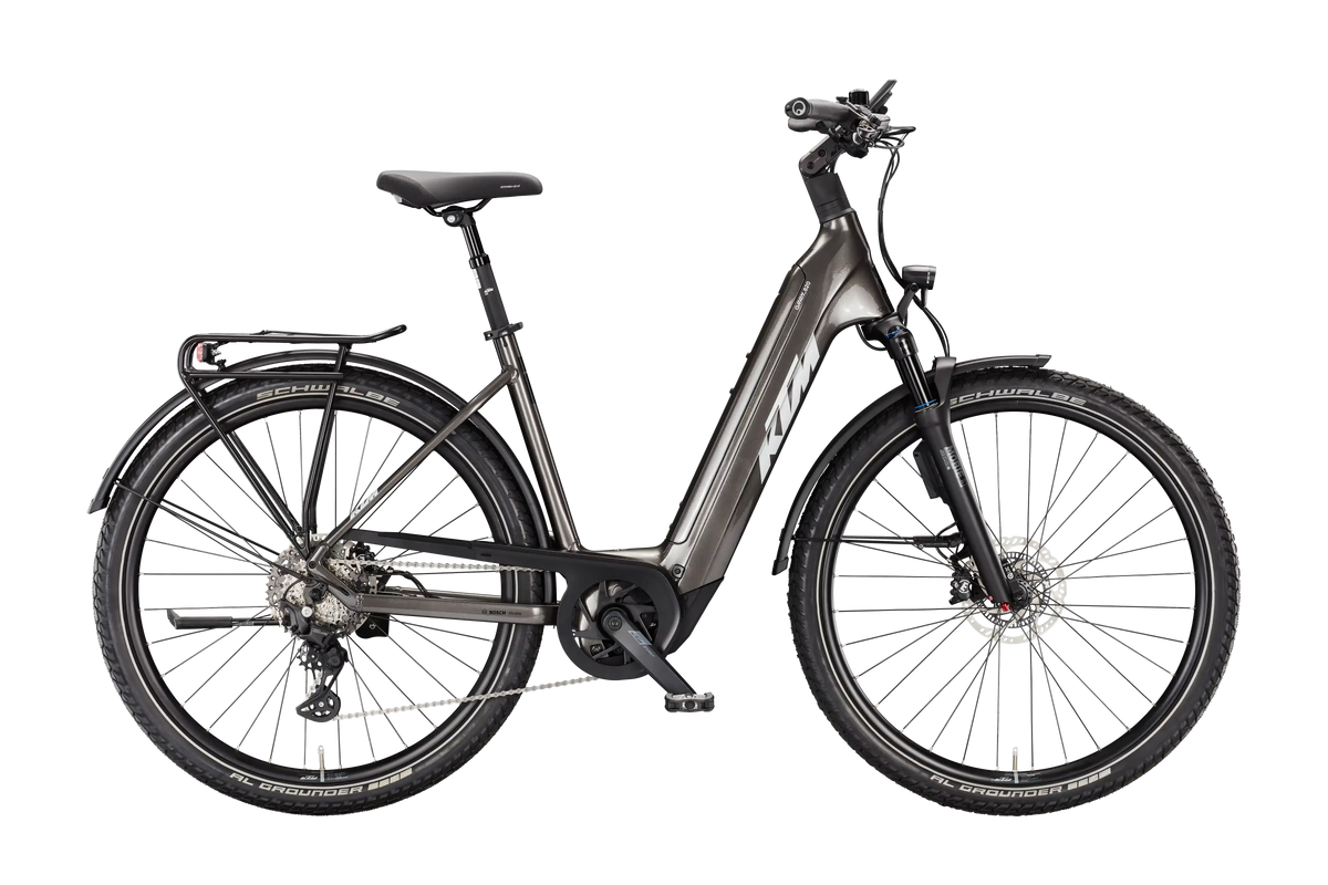 MACINA GRAN 820 ABS 29 BAJO — Gris — Vista lateral