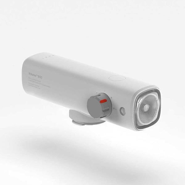 Luz delantera Bookman Volume 800 Ruleta regulacion USB Blanco