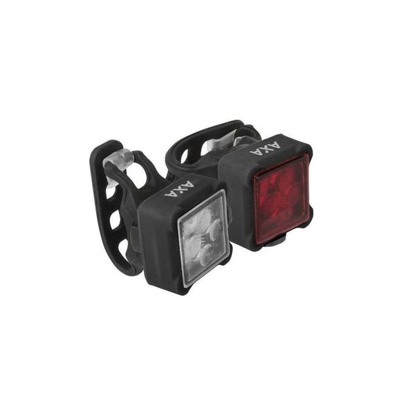 Set di luci a batteria AXA Niteline 44 LED, nero