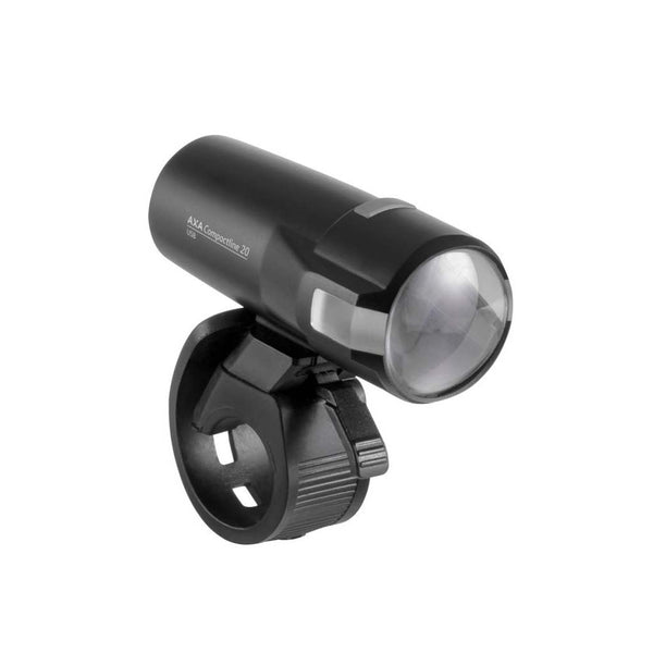 Luce anteriore AXA compactline 20 LED USB nera