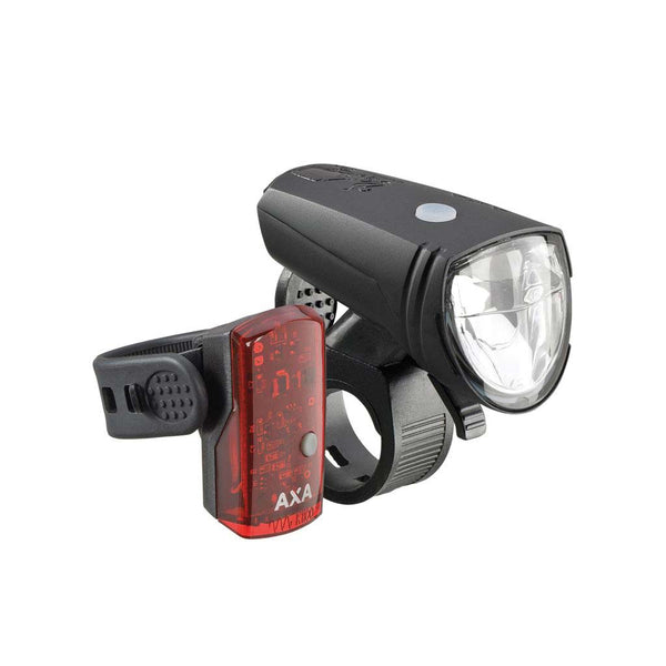 Set di luci USB AXA Greenline LED 15 LUX nero/rosso