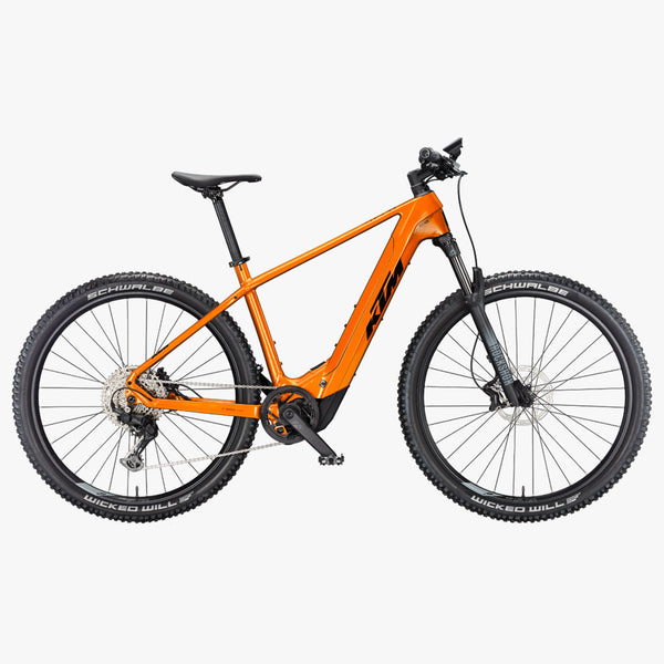 KTM Macina Prowler Exonic Elektrofahrrad Orange Transparent