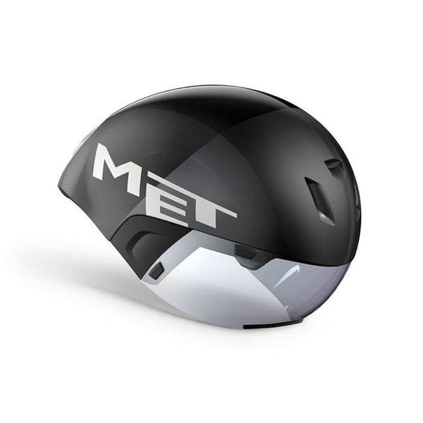 CASCO MET CODATRONCA NEGRO/PLATA MATE BRILLO