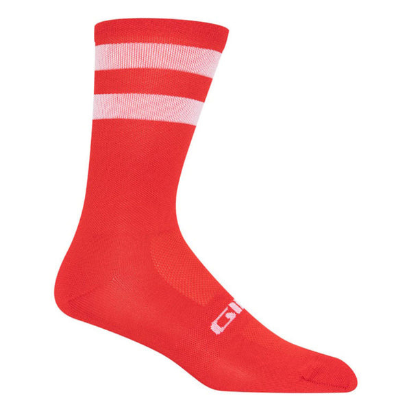 Giro Racer High Rise Bright Socken Grau