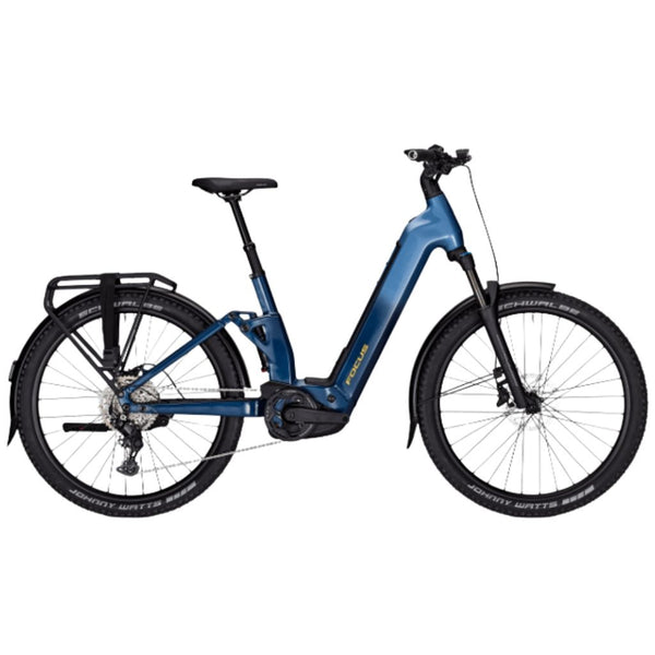 Bicicleta eléctrica de Trekking E-ALLROUND AVENTURA2 FS 6.7 Azul