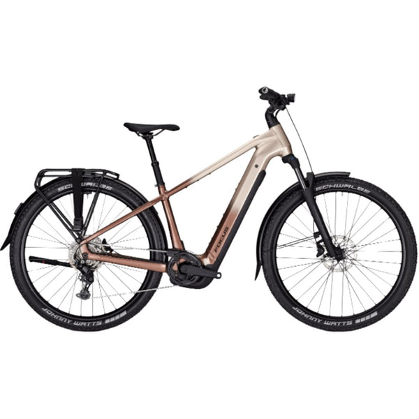 Bicicleta eléctrica de Trekking E-ALLROUND AVENTURA² 6.7 Marrón