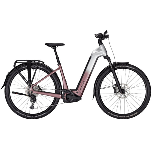 Bicicleta eléctrica de Trekking E-ALLROUND AVENTURA² 6.8 Plata