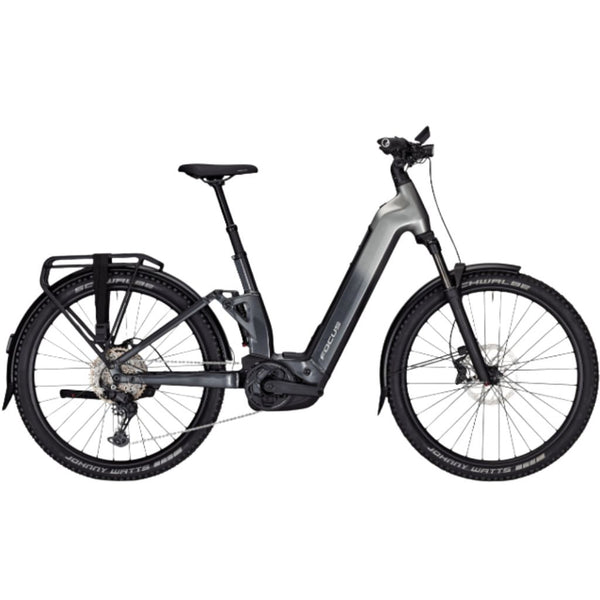 Bicicleta eléctrica de Trekking E-ALLROUND AVENTURA² FS 6.8 Gris