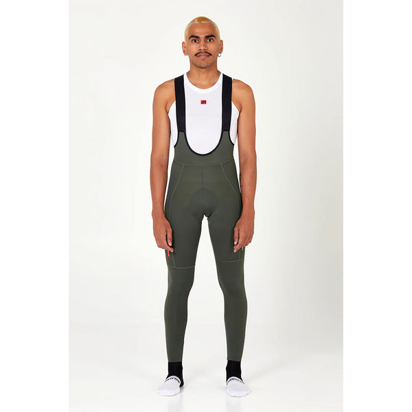 Pantaloncini con bretelle Factory Midweight Verdi - Uomo
