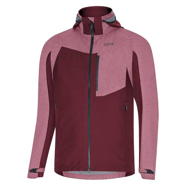 GIACCA CON CAPPUCCIO GORE C5 INFINIUM HYBRID II ROSSO CASTAGNA