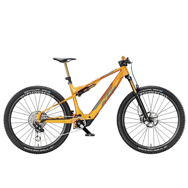 KTM Macina Prowler Exonic Elektrofahrrad Orange Transparent