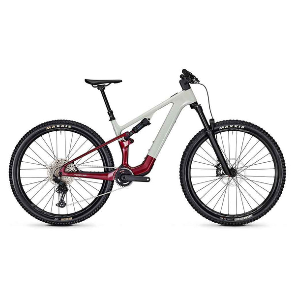 Bicicleta eléctrica Focus VAM2 SL 8.7 Lightgrey glossy / Mahagonyred glossy