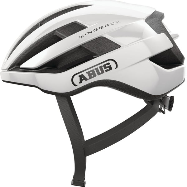Casco Abus  ,WingBack shiny white