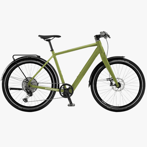 Bicicleta eléctrica Urbana Winora E-Flitzer shamrock gloss Mahle SmartBike Systems I