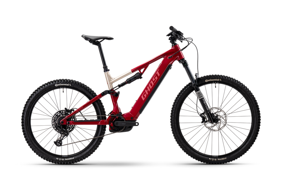 E-ASX ESSENTIAL · rebel red/coffee pebble - glossy