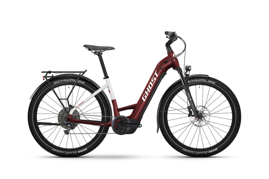 E-TERU ADVANCED LOW EQ · carbon red/chilly white - glossy