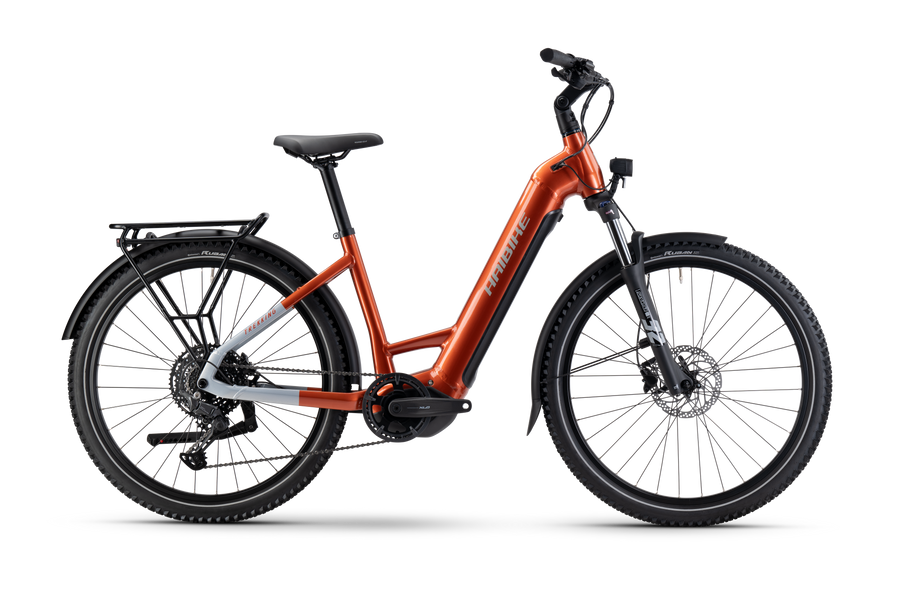 TREKKING 4 LOW · orange/silver - glossy