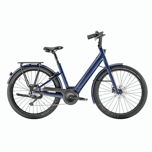 Bicicleta elétrica Urbana Mustache Lundi 27.3 Azul Meia-Noite 625WH 2025