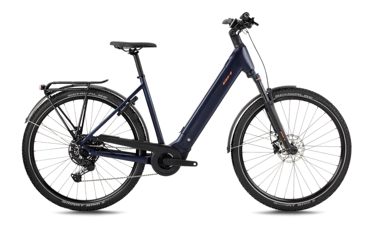 BH ATOM+ NX WAVE EX436 BOB azul y naranja — imagen oficial de BH