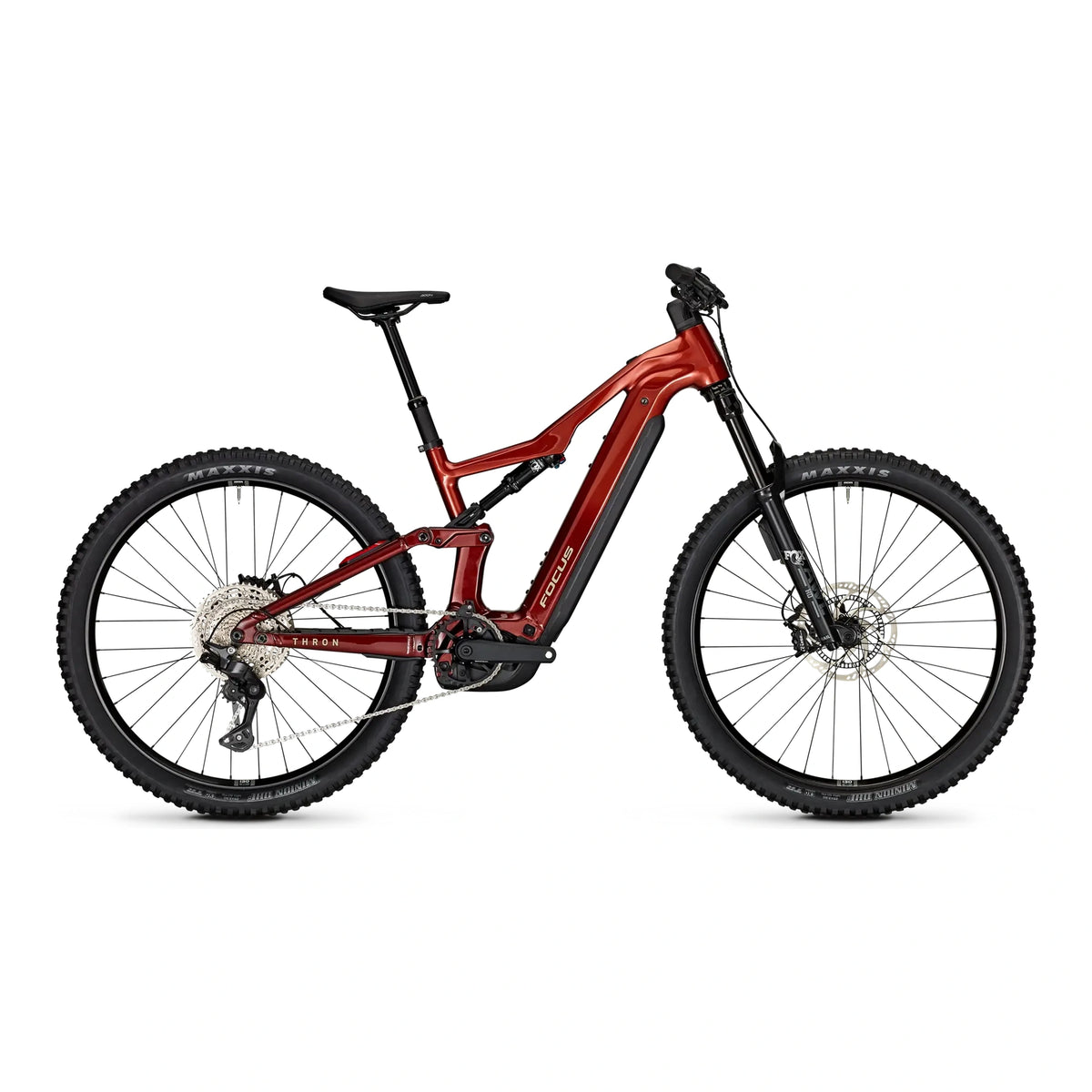FOCUS THRON 9 2027 rojo 720Wh lateral