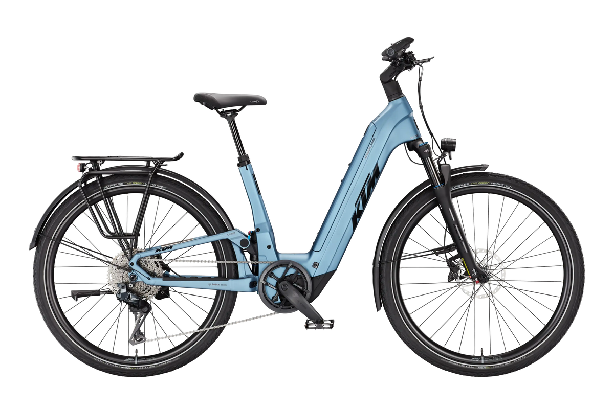 MACINA STYLE FS PRIME DI2 — Azul — Vista lateral (foto en talla 46 cm)