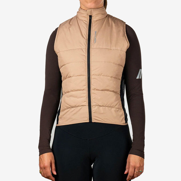 Gilet termico imbottito Factory W Marrone