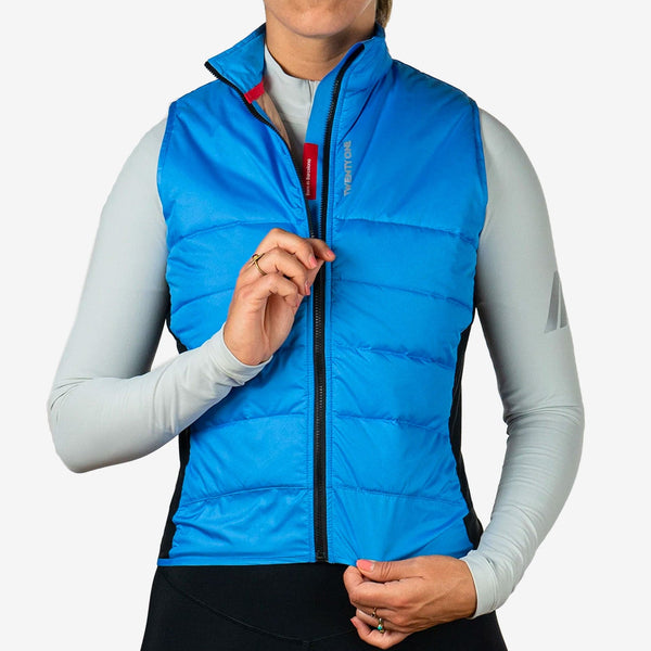 Gilet termico imbottito Factory W Blu