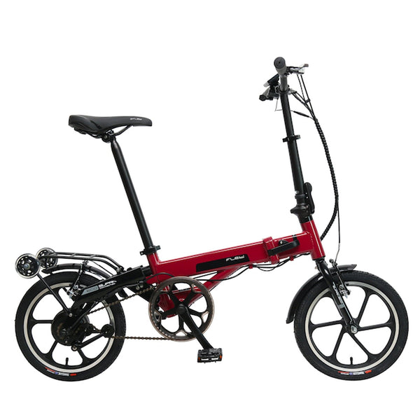 Bicicleta eléctrica Plegable Flebi Supra Eco Roja + Acelerador
