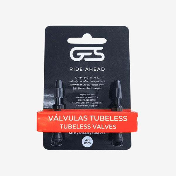 Tubeless Ventilkit 40 MM. Schwarz