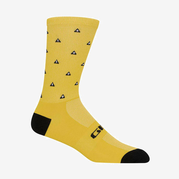 Chaussettes hautes jaune vif Giro Racer