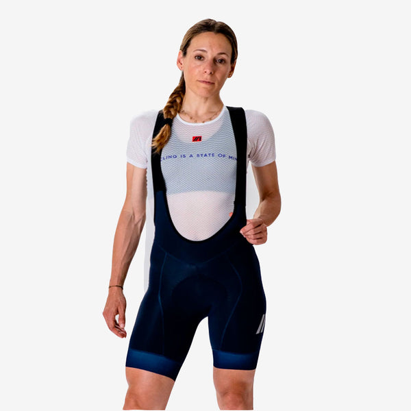Factory Midweight Trägerhose Blau