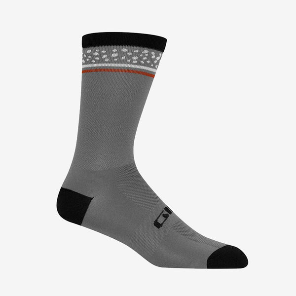 Chaussettes hautes Giro Racer gris vif