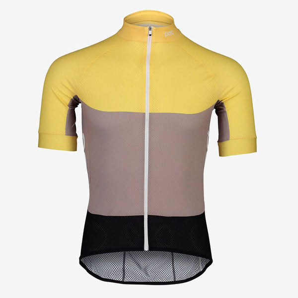 Maglia a maniche corte Poc Essential Road Light gialla/beige