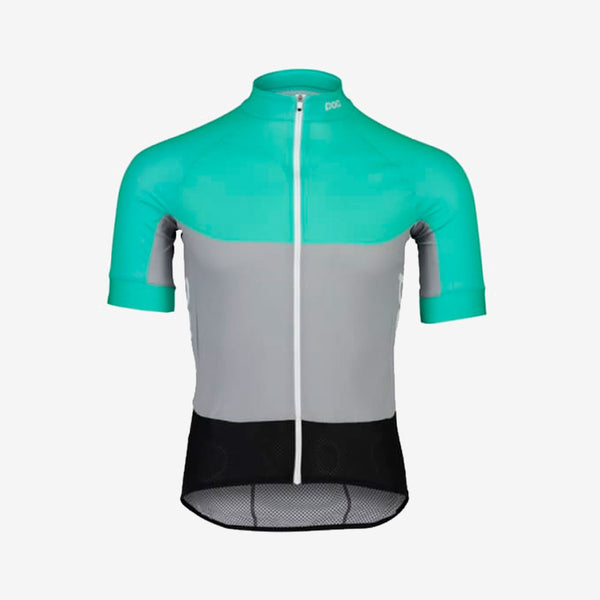 Maglia Poc Essential Road Light verde fluo/grigio