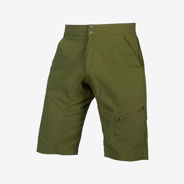 Endura Hummvee Lite Shorts mit grüner Trägerhose
