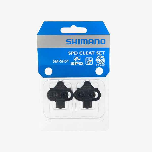Cales de pédale unidirectionnelles Shimano SPD SM-SH51 noires